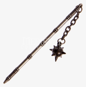 Clip Art Medieval Weapons Flail - Flail Weapon Png Medieval, Transparent Png, Transparent PNG