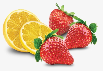 , D/1807246821 - Strawberry And Lemon Png, Transparent Png, Transparent PNG