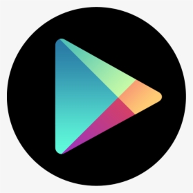 Play Store Icon - Google Play Store Icon Circle, HD Png Download, Transparent PNG