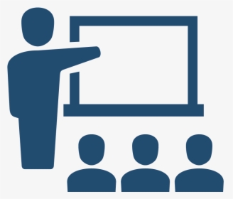Classroom Icon Png Blue Clipart , Png Download - Instructor Png, Transparent Png, Transparent PNG