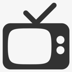 Television Communication Vector Spain Android Channel - Black And White Tv Logo, HD Png Download, Transparent PNG