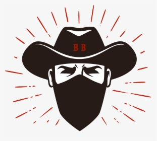Outlaw Cowboy Png No Background - Gangster Logo Png, Transparent Png, Transparent PNG