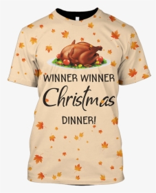 3d Christmas Dinner Full Print T Shirt - Punxsutawney Phil, HD Png Download, Transparent PNG