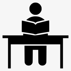 Sitting In Class - Sitting In Class Icon, HD Png Download, Transparent PNG