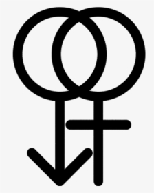 Gender Symbol Transgender Trans Woman - Gender Symbol Lesbian, HD Png Download, Transparent PNG