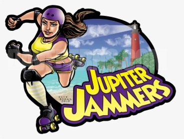 Clip Art Gotham Girls Roller Derby Quad Skates Roller - Roller Derby Girl Vector, HD Png Download, Transparent PNG
