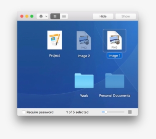Macos Hide Folder, HD Png Download, Transparent PNG