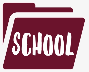 Folder Icons School - School Folder Logo, HD Png Download, Transparent PNG