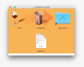 Winebottler Mac, HD Png Download, Transparent PNG
