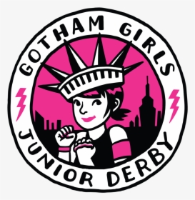 Ggrd Logo Travel Teams Juniors - Gotham Girls Roller Derby Logo, HD Png Download, Transparent PNG