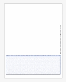 Picture Of Standard Blank Micr Checks - Paper, HD Png Download, Transparent PNG