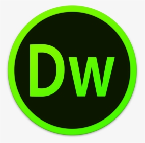 Adobe Dw Icon - Adobe Muse Icon Circle, HD Png Download, Transparent PNG