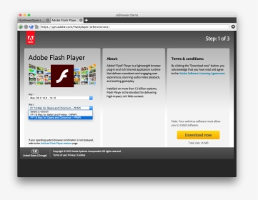 Adobe Flash Player 32 Ppapi, HD Png Download, Transparent PNG
