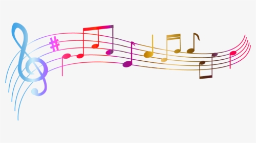 Colorful Transparent Background Music Notes Clipart, HD Png Download, Transparent PNG