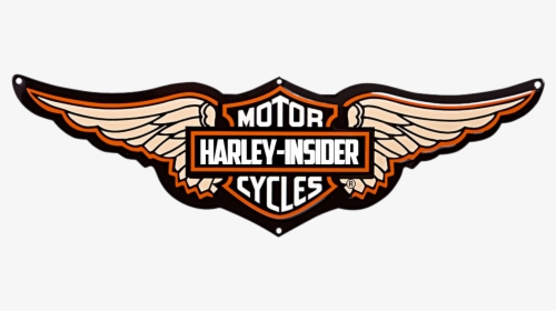 Download Harley Davidson Logo Wings Png - Motorcycle Harley Davidson Logo, Transparent Png, Transparent PNG