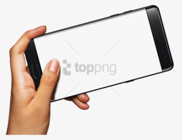Mobile Frame Png Hd - Hand Mobile Phone Png, Transparent Png, Transparent PNG