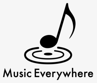 P Musiceverywherelogo Black - Graphic Design, HD Png Download, Transparent PNG