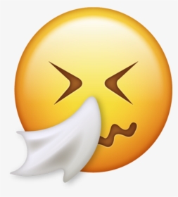 Sneezing Emoji Png - Emoji Iphone, Transparent Png, Transparent PNG