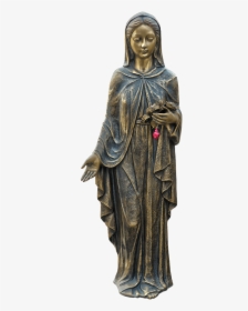 Vierge Marie Png - St Mary Statue Png, Transparent Png, Transparent PNG