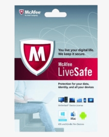 Livesafe™, Unlimited Device / 1 Year - Antivirus Mcafee Live Safe, HD Png Download, Transparent PNG