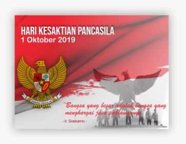 Transparent Bendera Merah Putih Png - Background Hari Kesaktian Pancasila, Png Download, Transparent PNG
