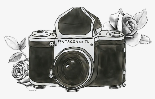 Tumblr Photography Png - Maquina Fotografica Desenho Camera Transparente, Png Download, Transparent PNG