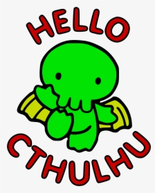 This Free Icons Png Design Of Hello Cthulhu - Hello Cthulhu, Transparent Png, Transparent PNG