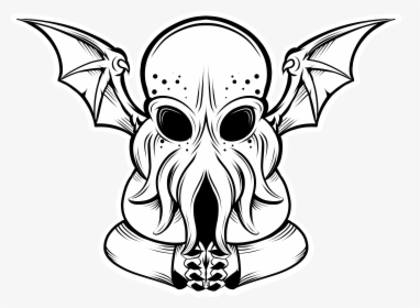 Easy Cthulhu Drawing, HD Png Download, Transparent PNG