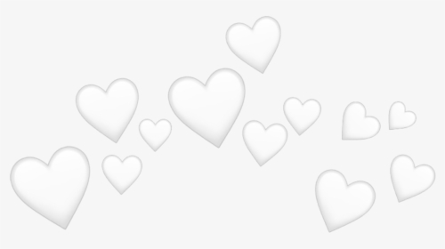White Heart Tumblr Hearts Whitehearts Aesthetic Aesthet, HD Png Download, Transparent PNG