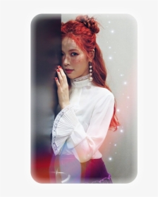 Soft Transparent Hyuna Edit , Png Download - Kim Hyuna Red Hair, Png Download, Transparent PNG