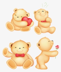 Cute Teddy Bear Vector Hd, HD Png Download, Transparent PNG
