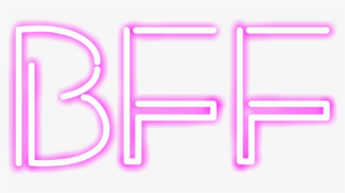 #pink #bff #neon - Lilac, HD Png Download, Transparent PNG