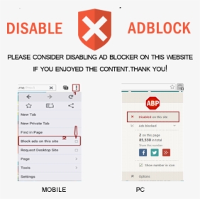 Block Anti Adblock Messages, HD Png Download, Transparent PNG
