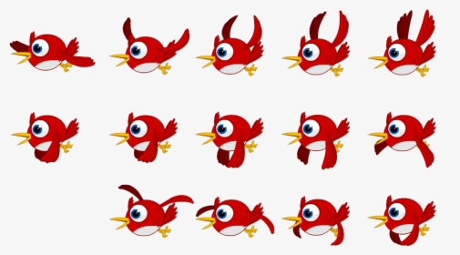 Bird Png Animation Sprites, Transparent Png, Transparent PNG