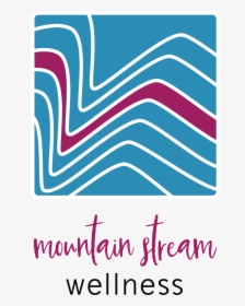 Mountain Stream Wellness Logo - Graphic Design, HD Png Download, Transparent PNG