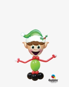 Qualatex Christmas Balloons , Png Download - Elf Supershape Balloon, Transparent Png, Transparent PNG