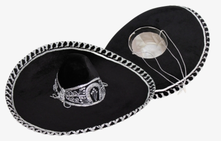 Black And Silver Charro Hat, HD Png Download, Transparent PNG