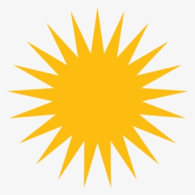 Sun Kurdistan Flag, HD Png Download, Transparent PNG