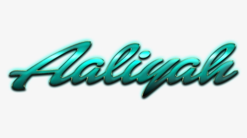 Aaliyah Name Logo Png - Graphic Design, Transparent Png, Transparent PNG