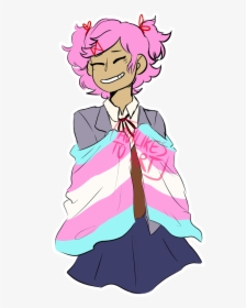 Hey Uhhhhhh transgirl Natsuki Is The Best And If You - Ddlc Trans Natsuki, HD Png Download, Transparent PNG