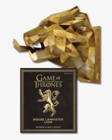 Game Of Thrones Mask - Lion Lannister Game Of Thrones, HD Png Download, Transparent PNG