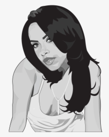 Aaliyah Drawing, HD Png Download, Transparent PNG