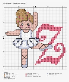 Cross-stitch Cross Stitch Patterns Embroidery Ballet - Free Ballet Dancer Cross Stitch Patterns, HD Png Download, Transparent PNG