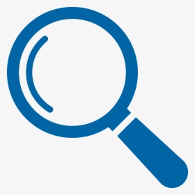 Septi Concept - Blue Magnifying Glass Icon, HD Png Download, Transparent PNG
