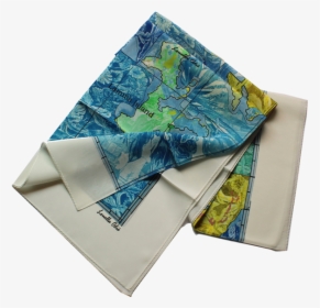 Hong Kong Map Scarf- Silk Square - Patchwork, HD Png Download, Transparent PNG