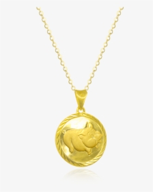 Pua Necklace By Oro China Jewelry - New Gold Ganesh Locket, HD Png Download, Transparent PNG