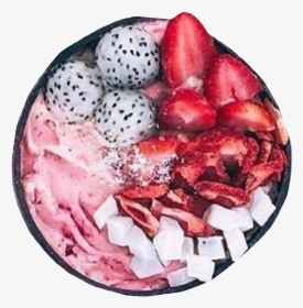 #fruit #fruitbowl #png #niche #nichememe #aesthetic - Smoothie Bowl, Transparent Png, Transparent PNG