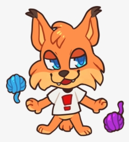 Welcome Back Bubsy - Cartoon, HD Png Download, Transparent PNG