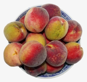 Peach, Stone Fruit, Fruit Bowl, Round Peach - Nectarines, HD Png Download, Transparent PNG