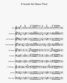 Evacuate The Dance Floor Sheet Music 1 Of 2 Pages - Merry Christmas Mr Lawrence Flute, HD Png Download, Transparent PNG